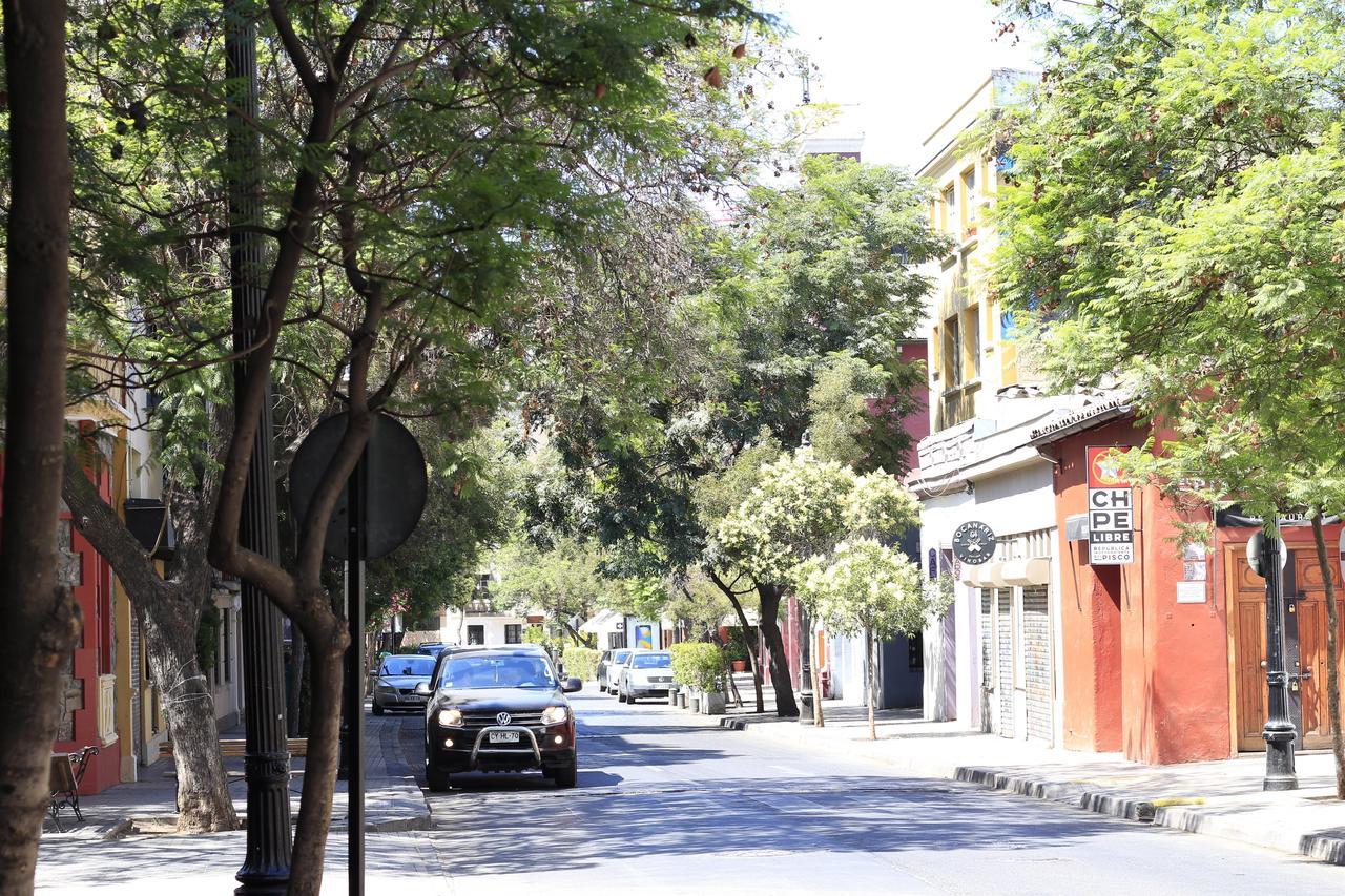 Uh Aparthotel Lastarria Santiago Kültér fotó